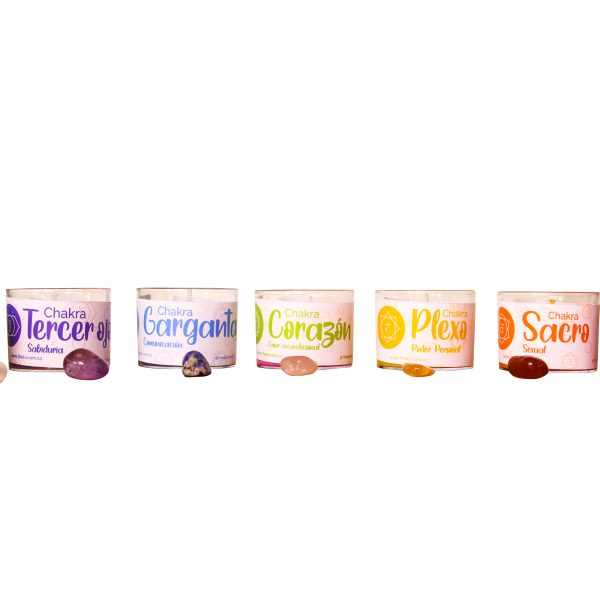 velas de los 7 chakras