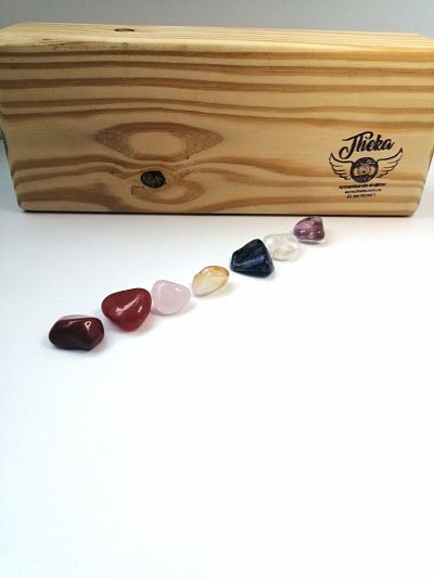 set cristales 7 chakras