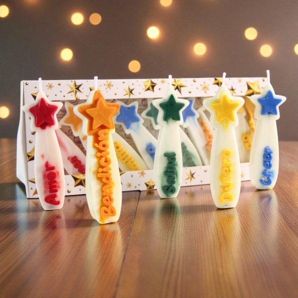 velas estrella de belen deseos