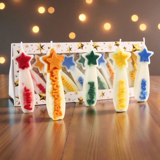 velas estrella de belen deseos